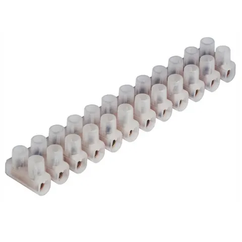 Plastic Terminal Block - 6 Amp / Clear