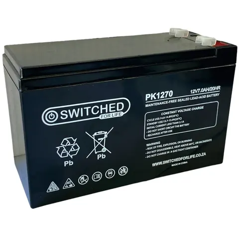 Battery - 12V - 7AH - Switched For Life