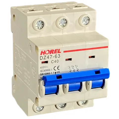 Miniture Circuit Breaker - 3 Pole - 40 Amp