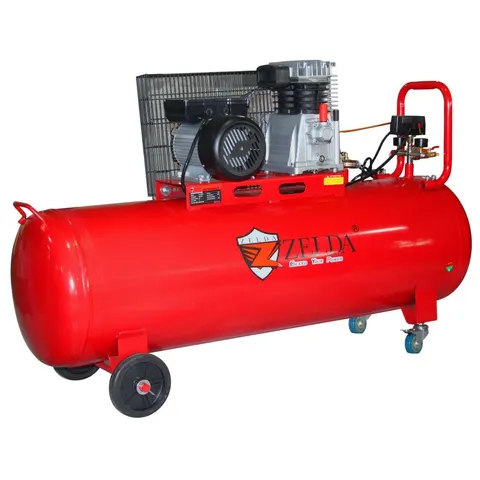 Zelda - Compressor -  3HP - 200 Litre Belt Driven Air Compressor - 230V - 8 Bar