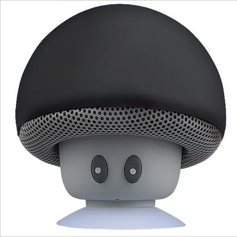 Wireless Mini Mushroom Portable Speaker - Black