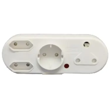 Selectrix - 1 X 16A + 2 X 5A + 1 X Round Adaptor with light - (SC 56)