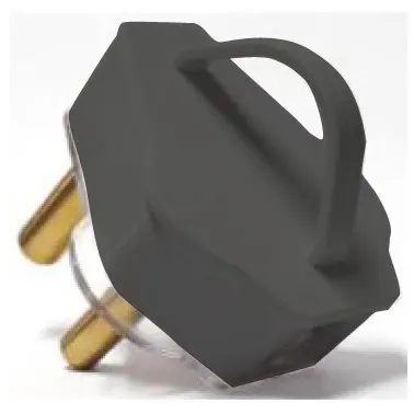 Selectrix - Pull Handle 16A Plug Top  - Black (SC 49B)