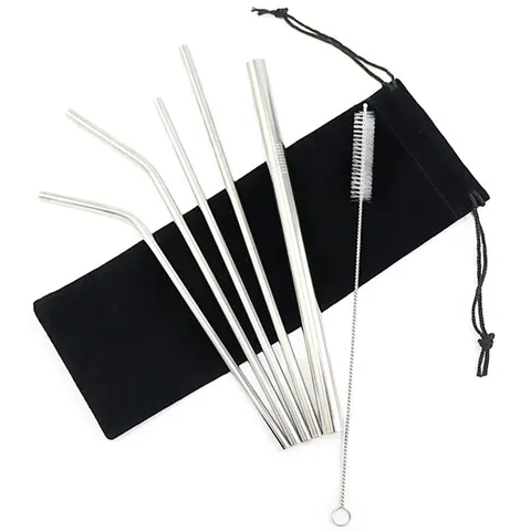 Straw Set - 6 Piece in Pouch
