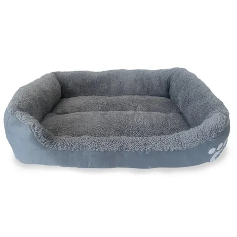 Plush Pet Sofa Bed - M - 49 x 36 cm - 550g / Grey