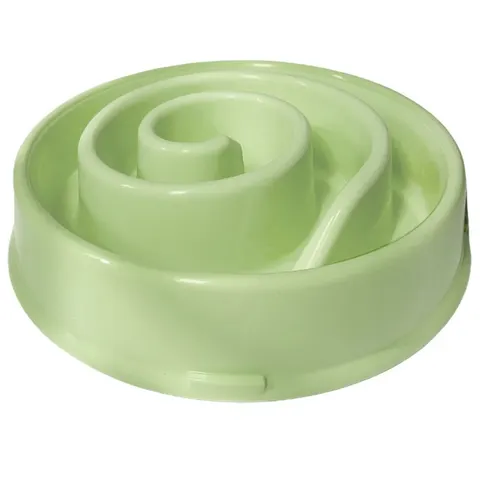 Happy Hunting Slow Feeder Pet Bowl - Green