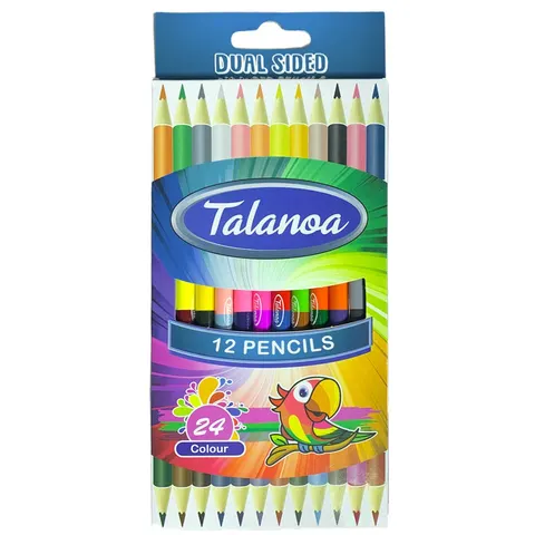 Twin Colour Pencil - 6 Colours
