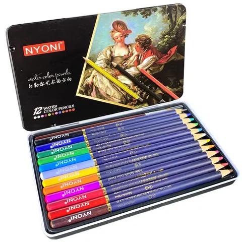 Nyoni - Water Color Pencils  - 12 Colors / (SC N2812)