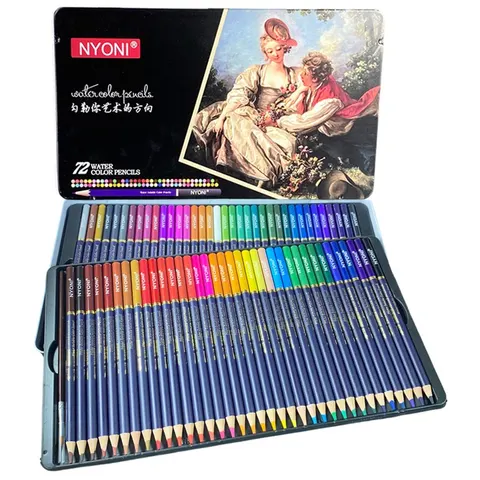 Nyoni - Water Color Pencils  - 72 Colors / (SC N2872)
