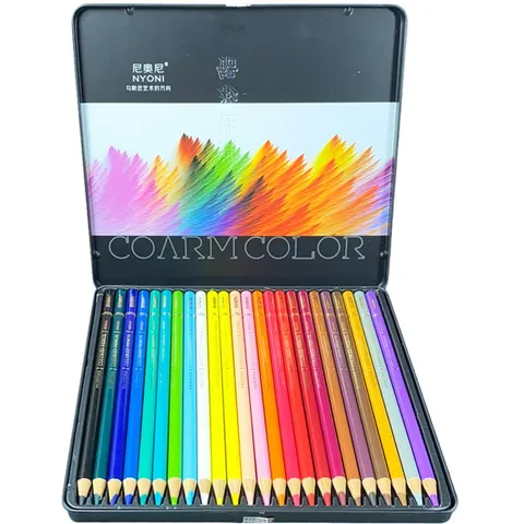 Nyoni - Oiled Color Pencils  - 24 Colors  / (SC N8520)