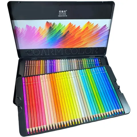 Nyoni - Oiled Color Pencils  - 72 Colors  / (SC N8520)
