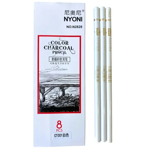 Nyoni - Color Charcoal Pencil - White / (SC N2828)