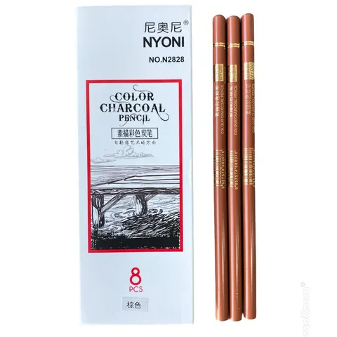 Nyoni - Color Charcoal Pencil - Brown / (SC N2828)