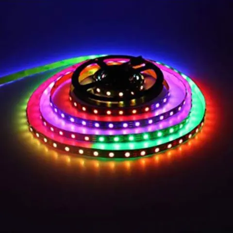 Addressable LED Striplight - 5V DC - 5 M Roll - Addressable RGB / 60 LEDs/m