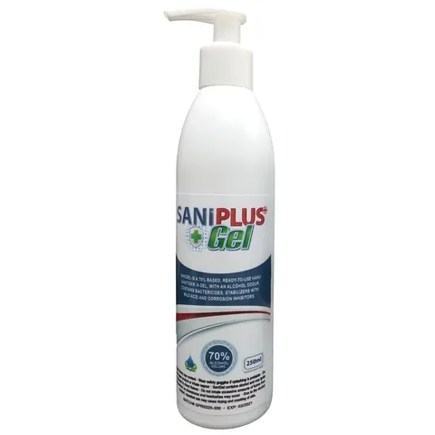 SaniGel - 250ml Sanitising Gel with Pump - Sanitiser