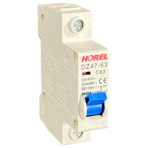 Miniture Circuit Breaker - 1 Pole - 63 Amp