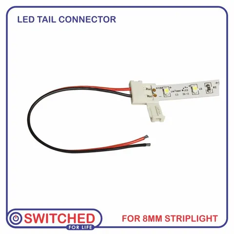 8mm Striplight PCB Tail Connector
