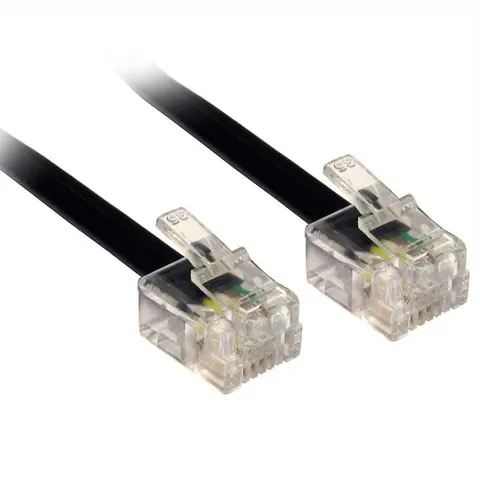 Telephone Extension Cable 10m Long - RJ11 to RJ11