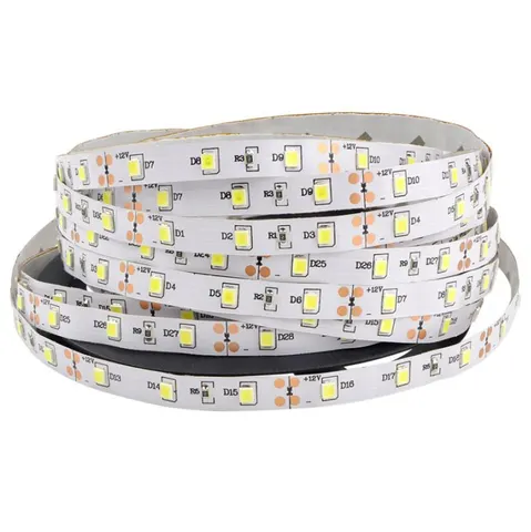 2835 - 12V - Non Waterproof - LED Striplight - 5m - Click to Choose - Cool White / 120 LEDs/m