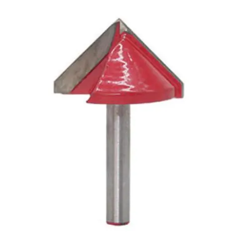 3D V Bit 90 Deg Cutter - 6*90deg - 32mm / 1/4 inch