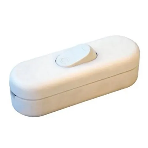 Inline Through Switch - Click To Choose - 10 Pack / White