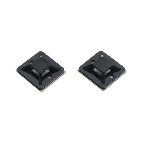 Cable Tie Mount - 25mm x 25mm / 100 Pack / Black
