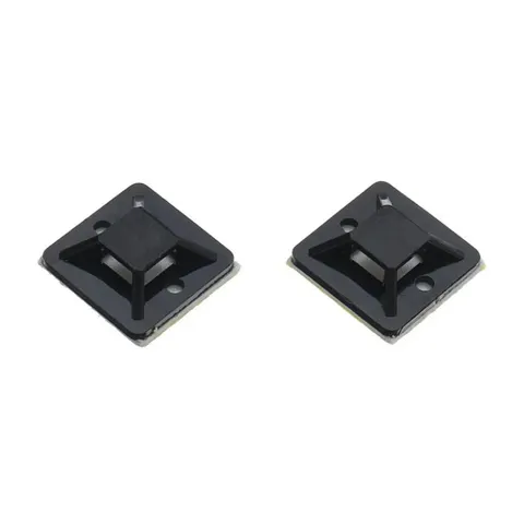 Cable Tie Mount - 30mm x 30mm / 100 Pack / Black