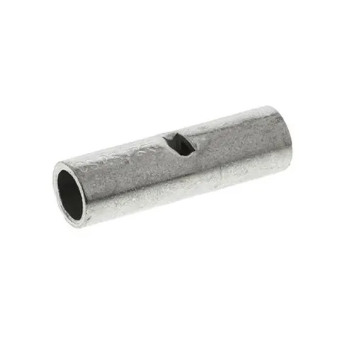 Straight Through Crimping Ferrule - Copper Butt Connector - Each - 4mm
