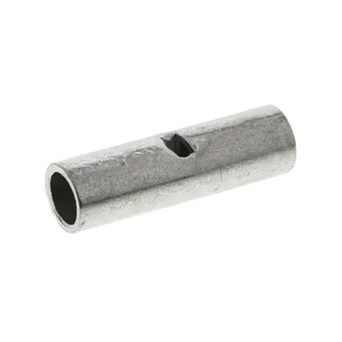 Straight Through Crimping Ferrule - Copper Butt Connector - Each - 6mm