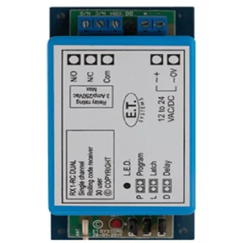 ET 1 Channel Rolling Code Receiver