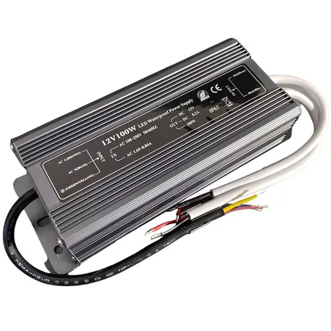 Power Supply - 12V - Waterproof - 100 Watt