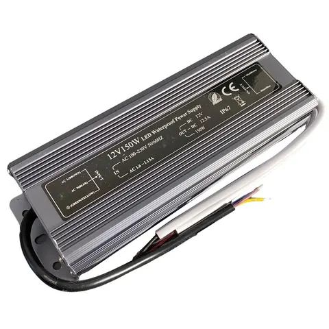 Power Supply - 12V - Waterproof - 150 Watt
